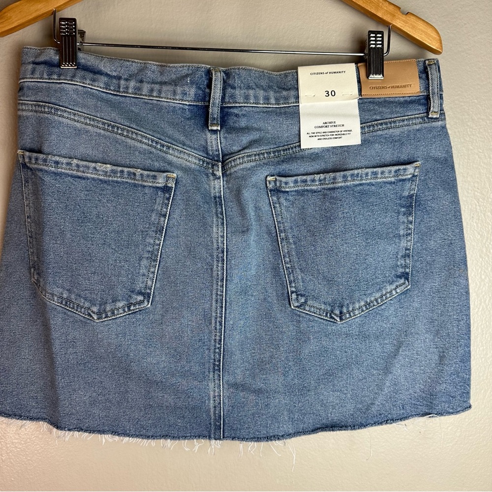 Revolve-Citizens of Humanity-Beatnik Mini Skirt in Lakely Sz 30 - Picture 6 of 12